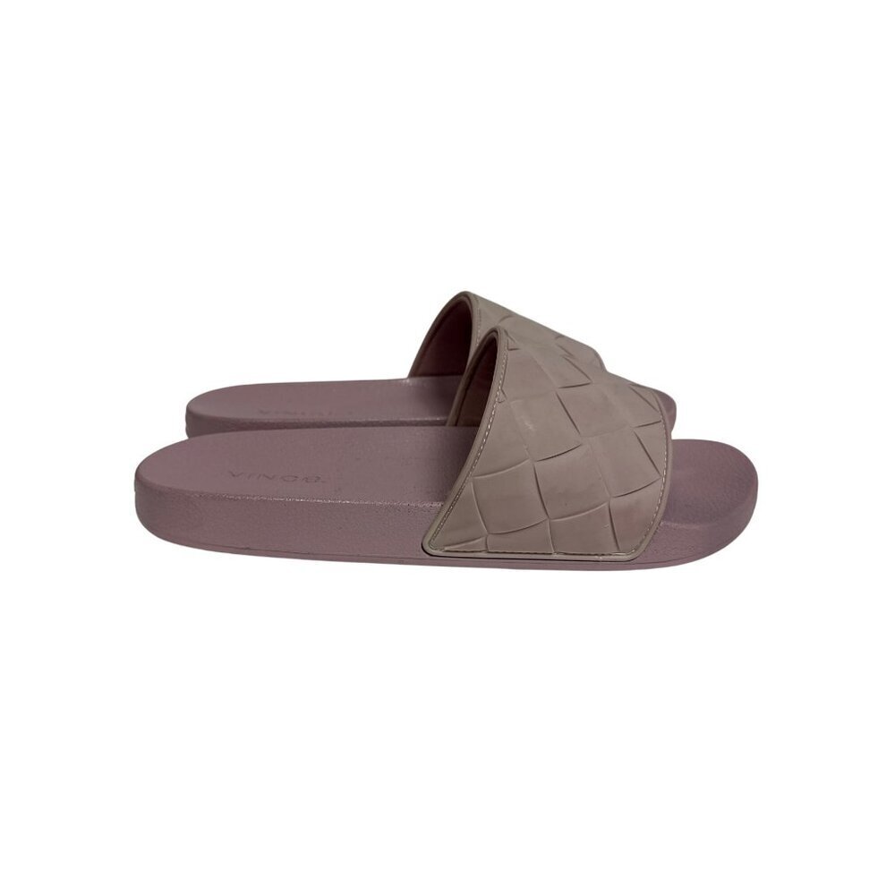 VINCE Watley Unisex Slip On Outdoor Slide Sandals Purple Men's 13 Women's 15